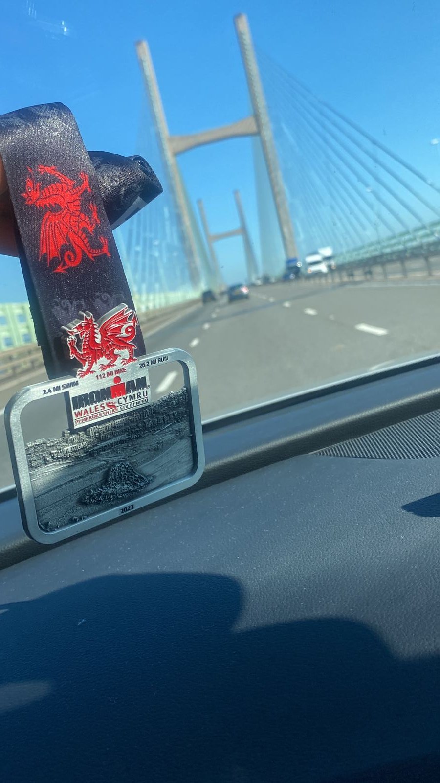 Ironman Wales medal