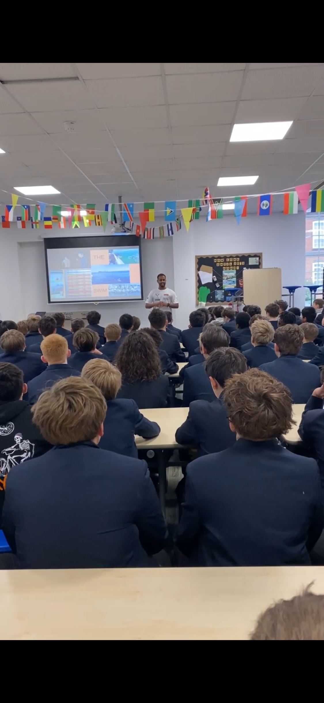 Keynote at a school assembly